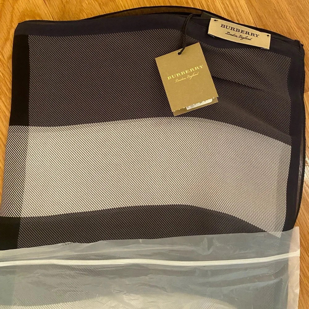 Burberry Scarf “The Lightweight Silk Scarf”